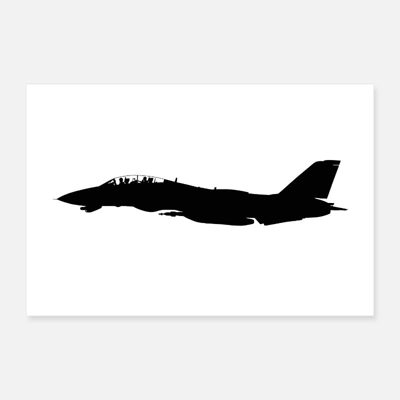 F-14 Poster 30x20 cm