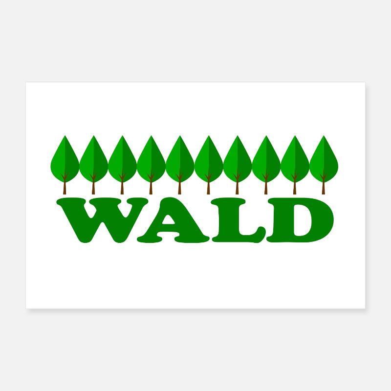 WALD Poster 30x20 cm