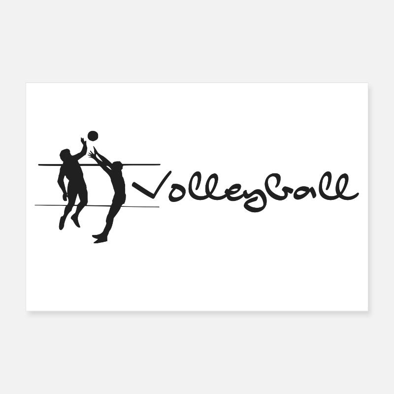 Volley-ball Poster 30 x 20 cm