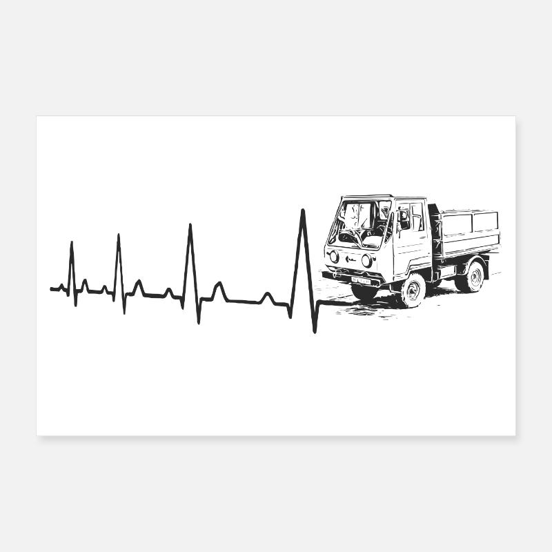 Herzschlag - Multicar M25 Poster 30x20 cm