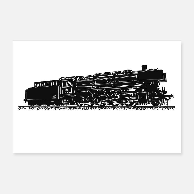 Dampflok 44 508 DB Poster 30x20 cm