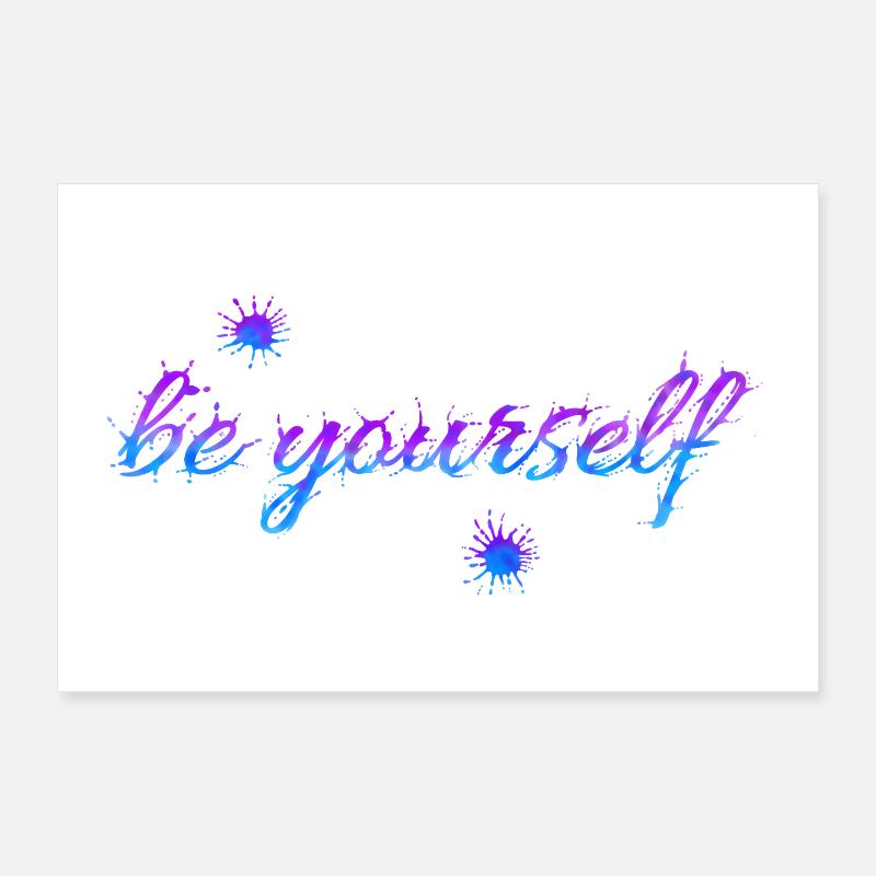 soyez vous-même Poster 30 x 20 cm