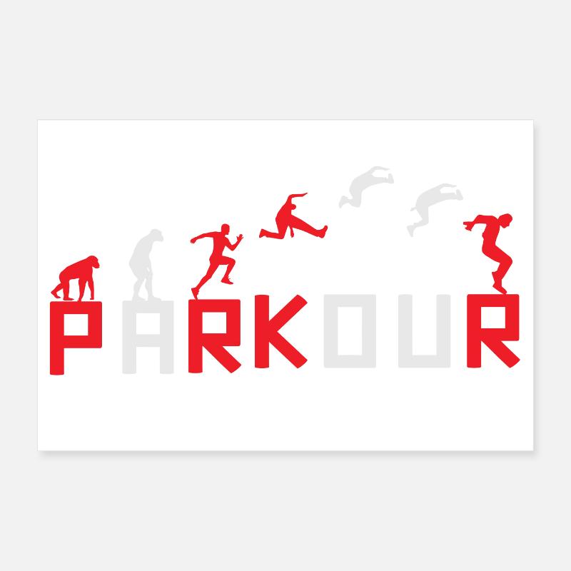 Evolution des Running Sequence Designs Poster 30x20 cm