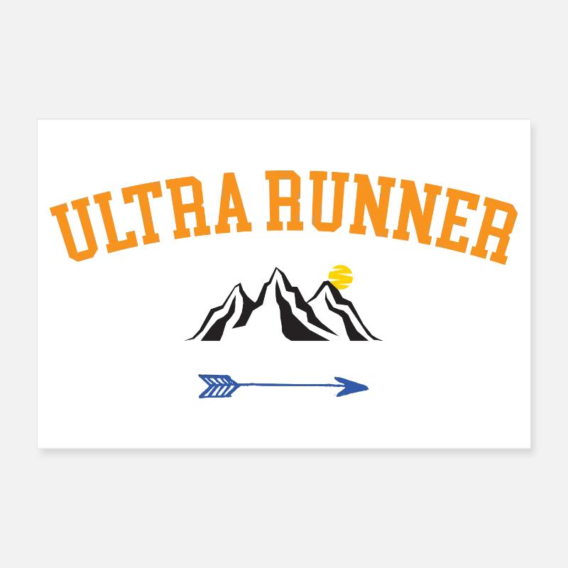 Ultra Runner Poster 30 x 20 cm