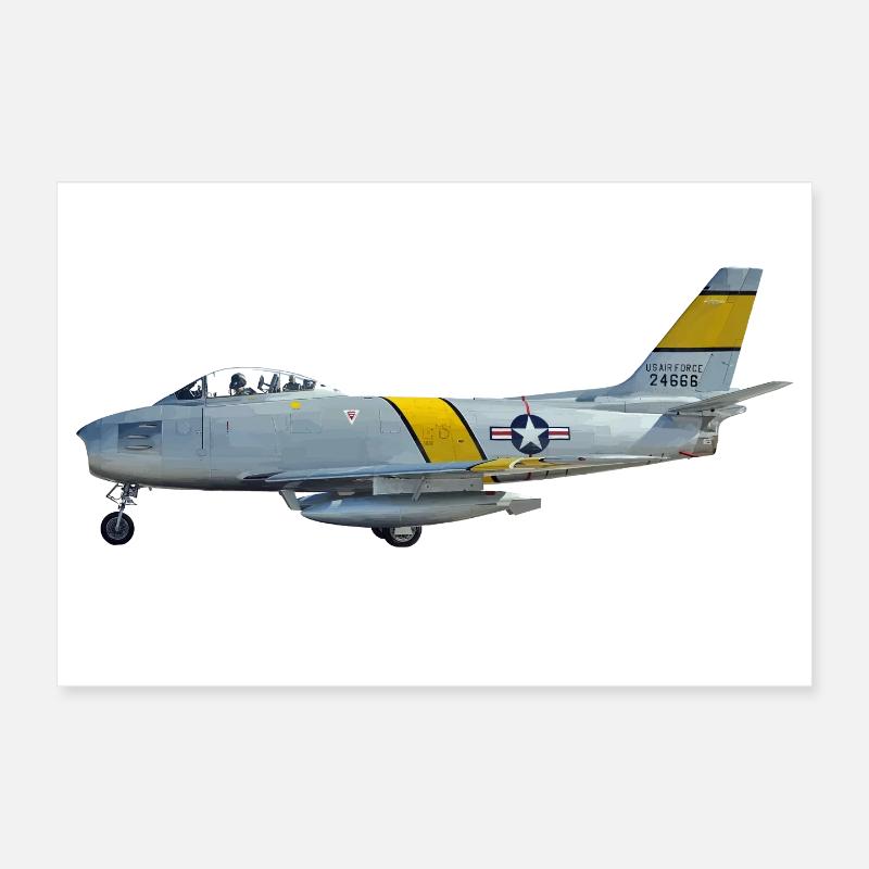 F-86 Sabre Poster 30 x 20 cm