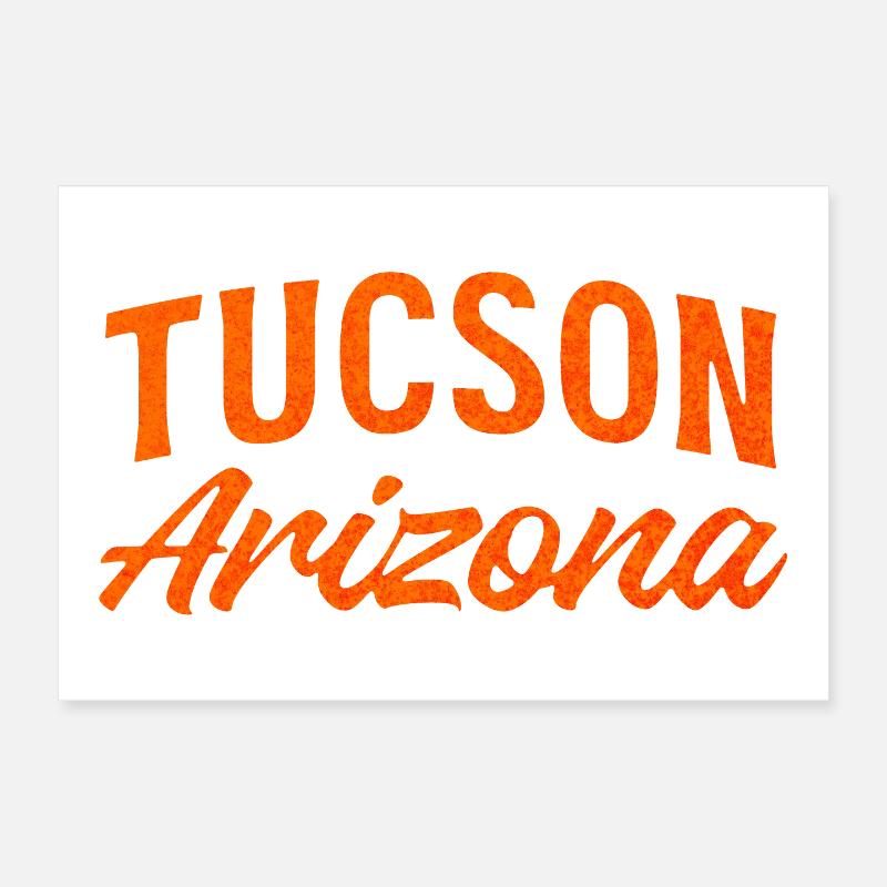 Tucson Arizona Retro Script Poster 30x20 cm