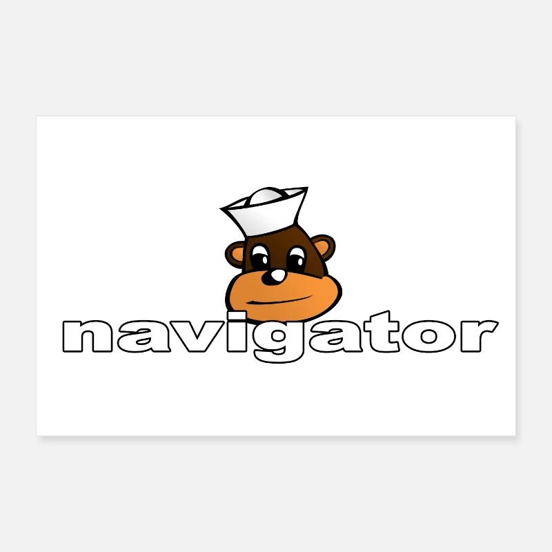 navigateur Poster 30 x 20 cm