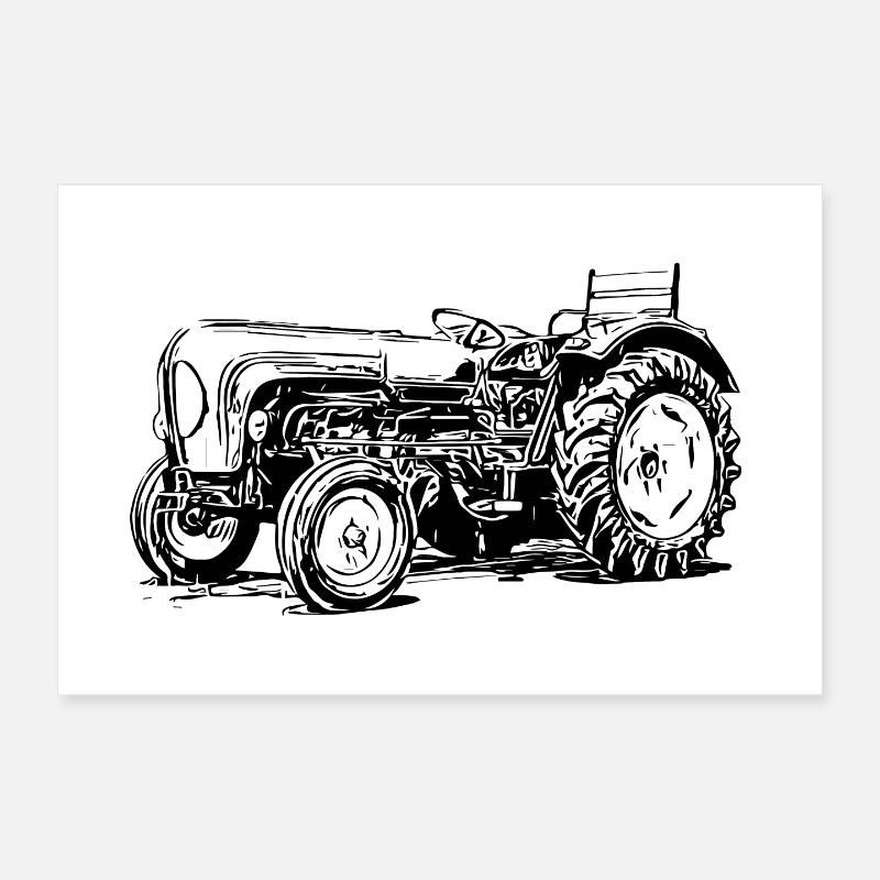 Tracteur Star 219 Poster 30 x 20 cm