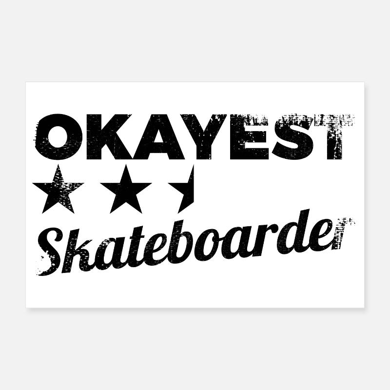 Skateboarder Poster 30x20 cm