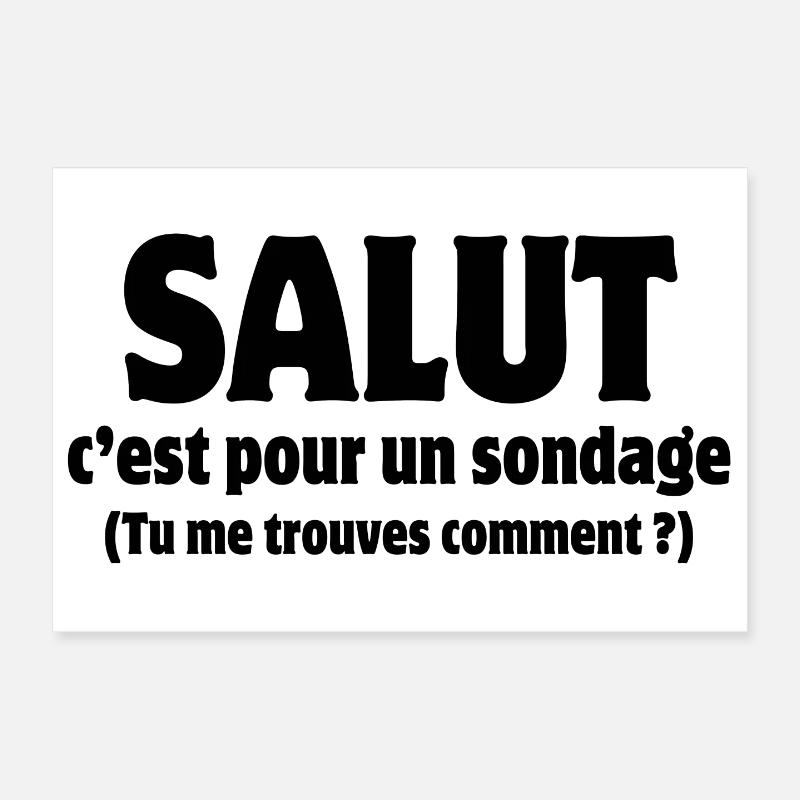 Hi, hello, poll Poster 12" x 8" (30x20 cm)