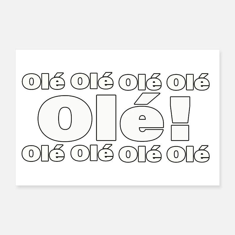 Olé Poster 30 x 20 cm