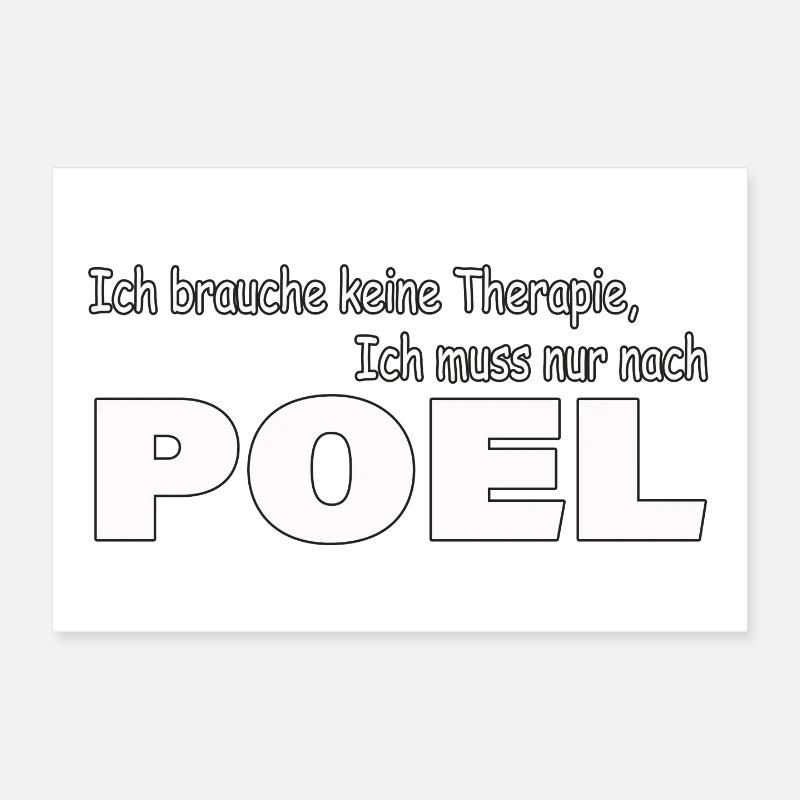 Therapy POEL Poster 12" x 8" (30x20 cm)