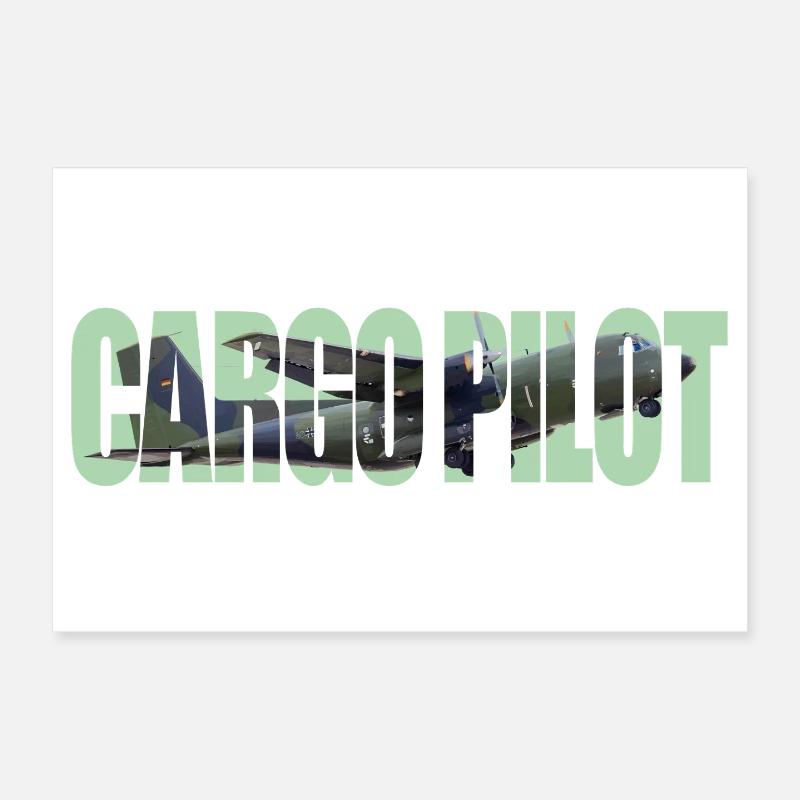 Cargo pilot C-160 Poster 12" x 8" (30x20 cm)