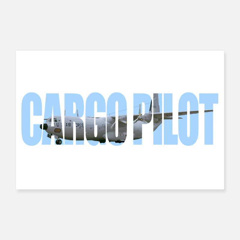 Cargo pilot C-133 Poster 30x20 cm