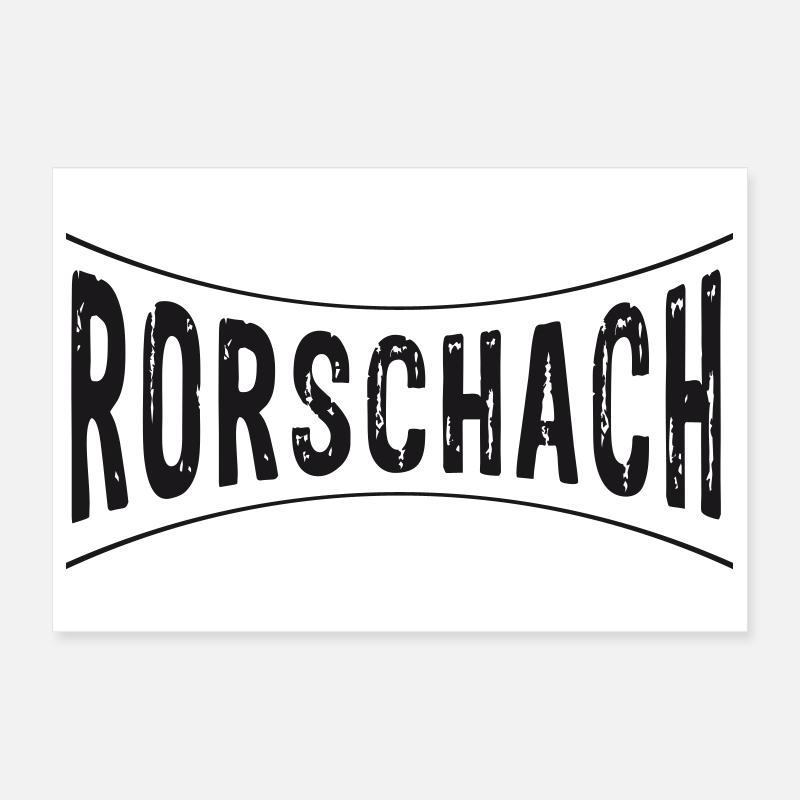RORSCHACH LOGO - Rorschacherin Poster 30x20 cm