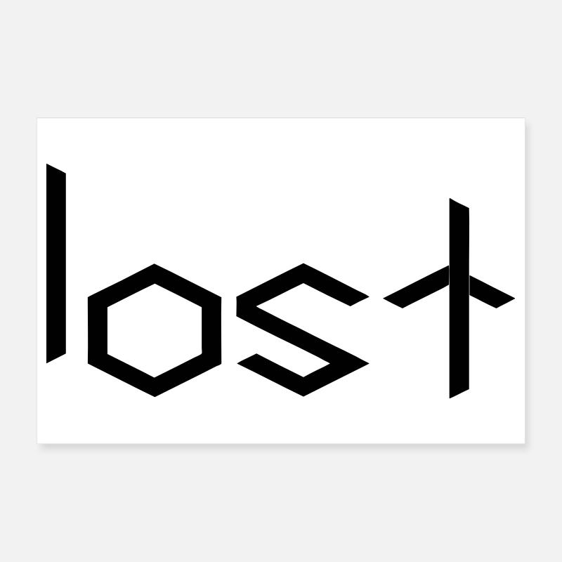 lost Poster 30x20 cm