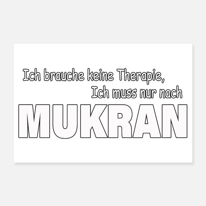 Therapy MUKRAN Poster 12" x 8" (30x20 cm)