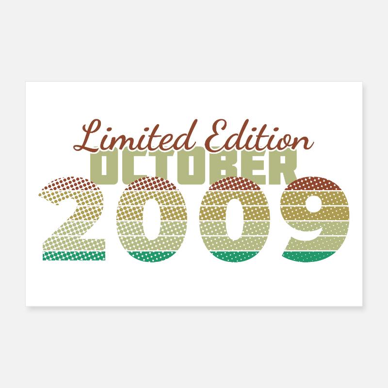 16e anniversaire Édition Limitée (SCR) 10/2009 Poster 30 x 20 cm