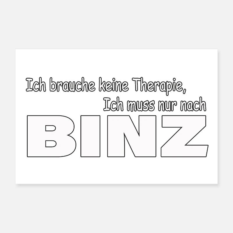 Therapy BINZ Poster 12" x 8" (30x20 cm)