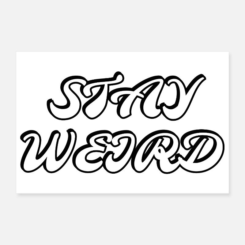 Reste bizarre Poster 30 x 20 cm