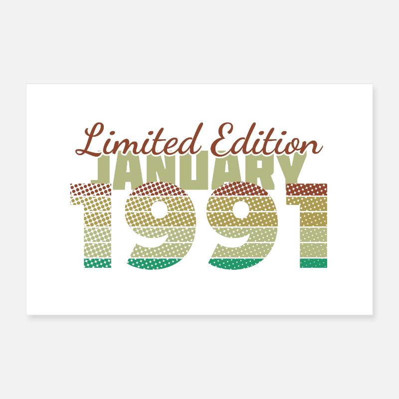 35e anniversaire Édition Limitée (SCR) 01/1991 Poster 30 x 20 cm