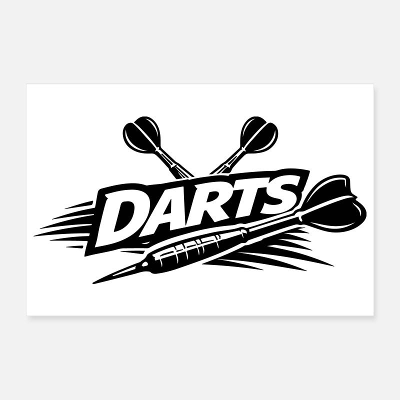 Fléchettes Dart Poster 30 x 20 cm