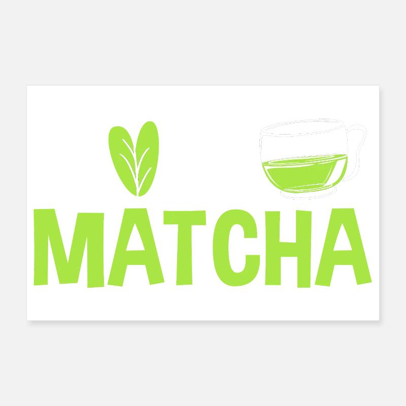 Matcha Poster 30x20 cm