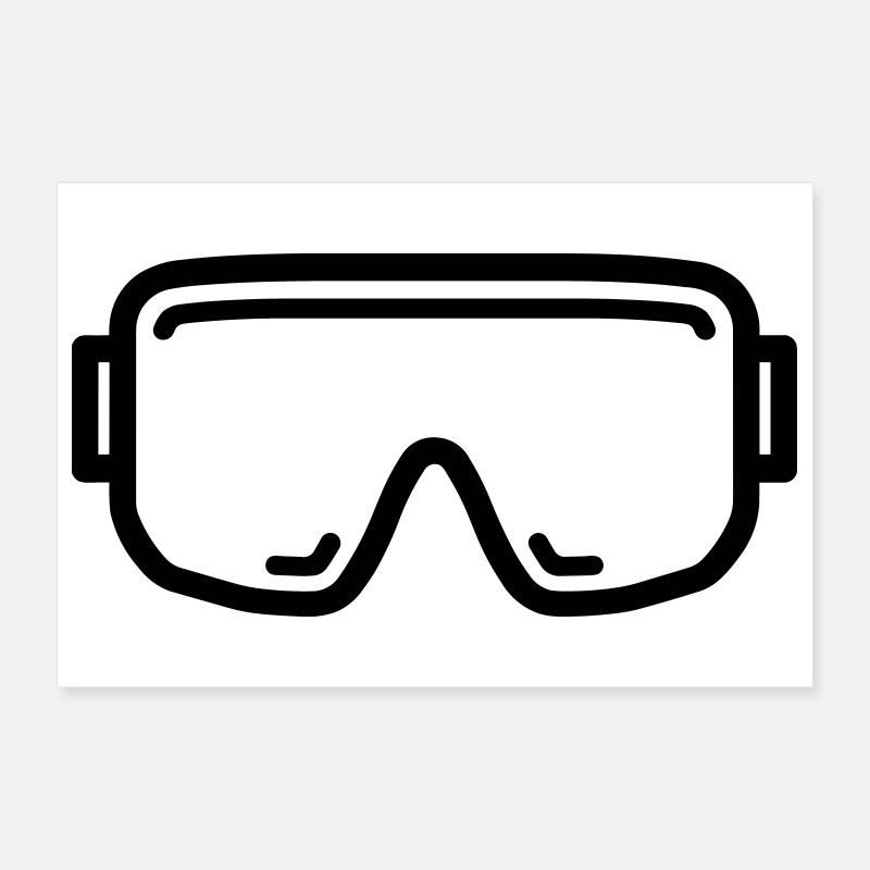 Schutzbrille Poster 30x20 cm