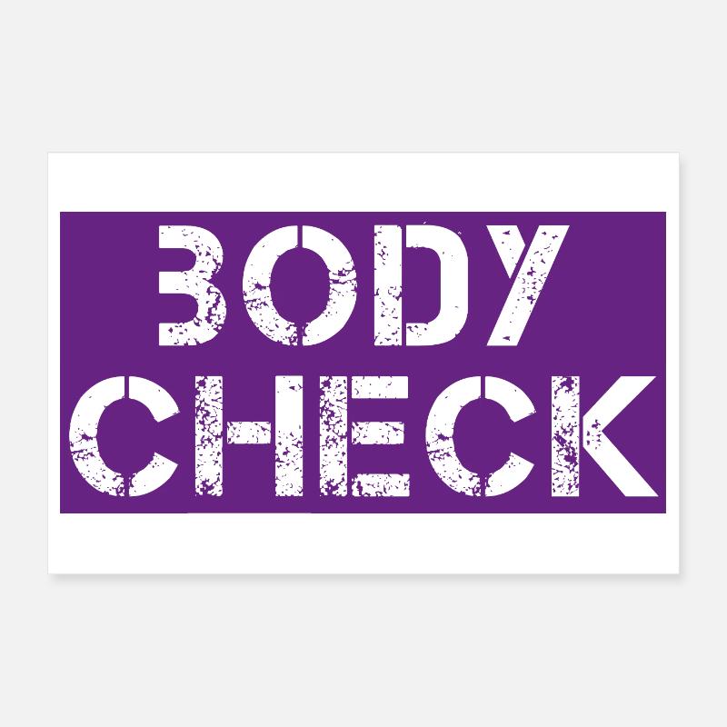 Body check Poster 12" x 8" (30x20 cm)