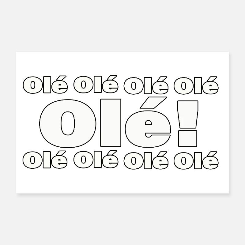 Olé Poster 30x20 cm