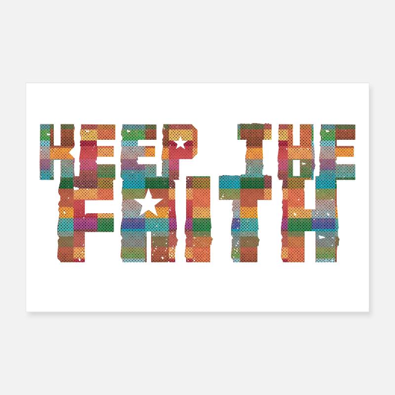 Gardez la foi Poster 30 x 20 cm