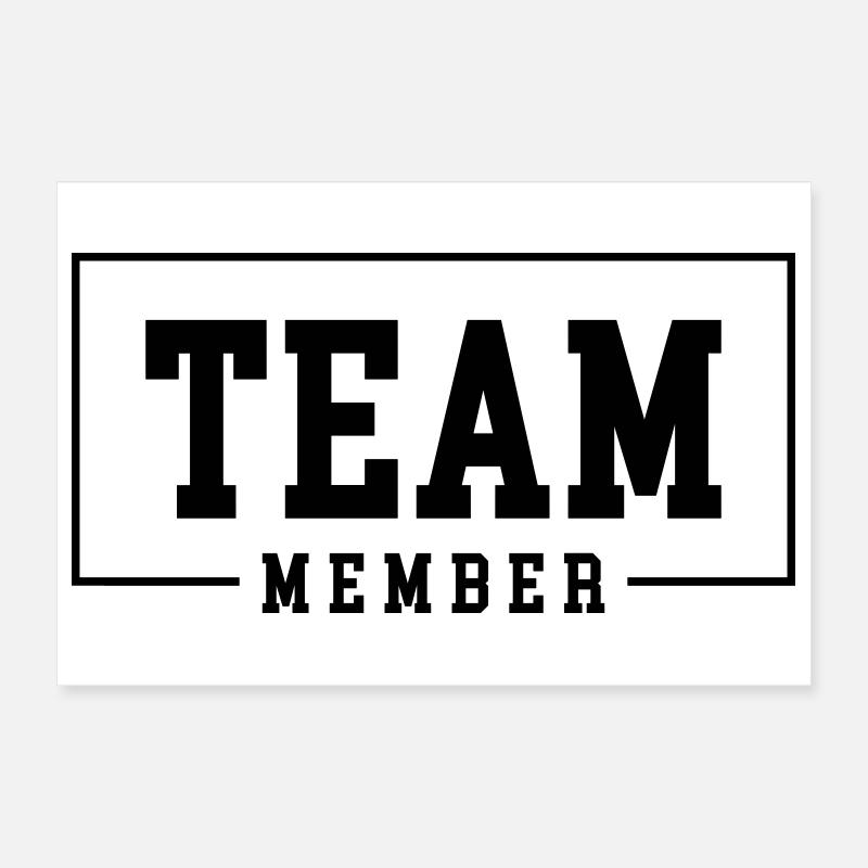 Team Member Poster 30x20 cm