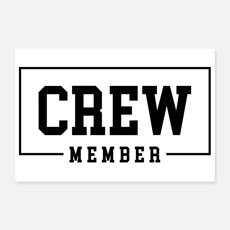 Crew Member Poster 30x20 cm