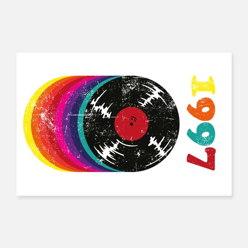 Vintage 1997 - Poster 12" x 8" (30x20 cm) - white