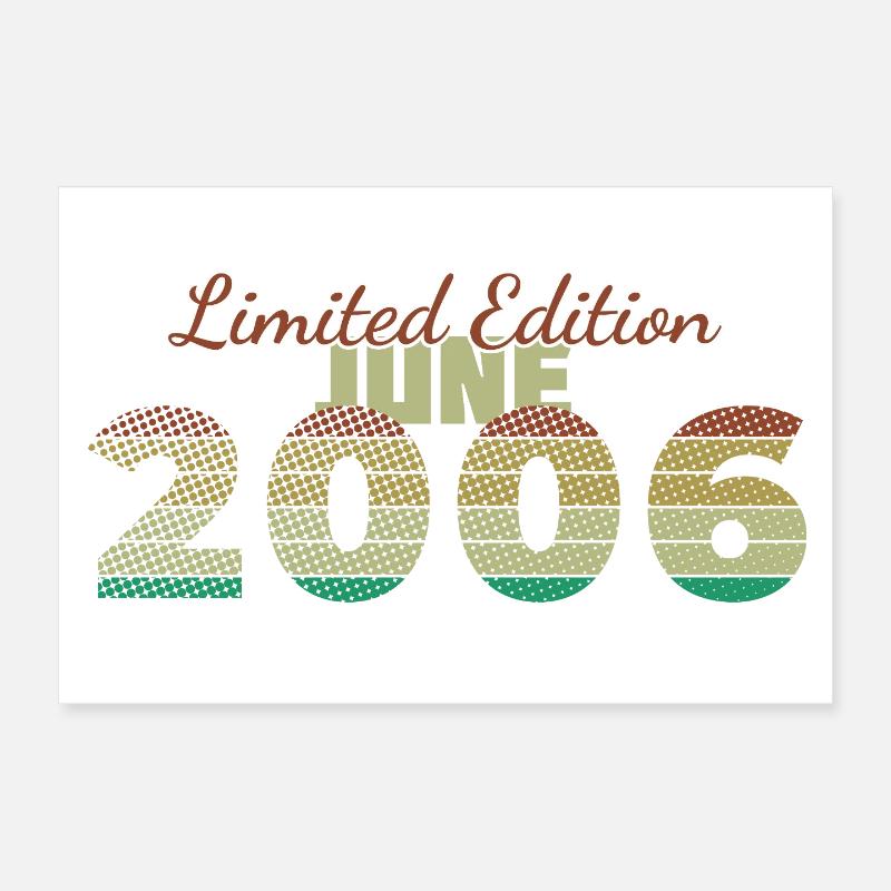 20e anniversaire Édition Limitée (SCR) 06/2006 Poster 30 x 20 cm