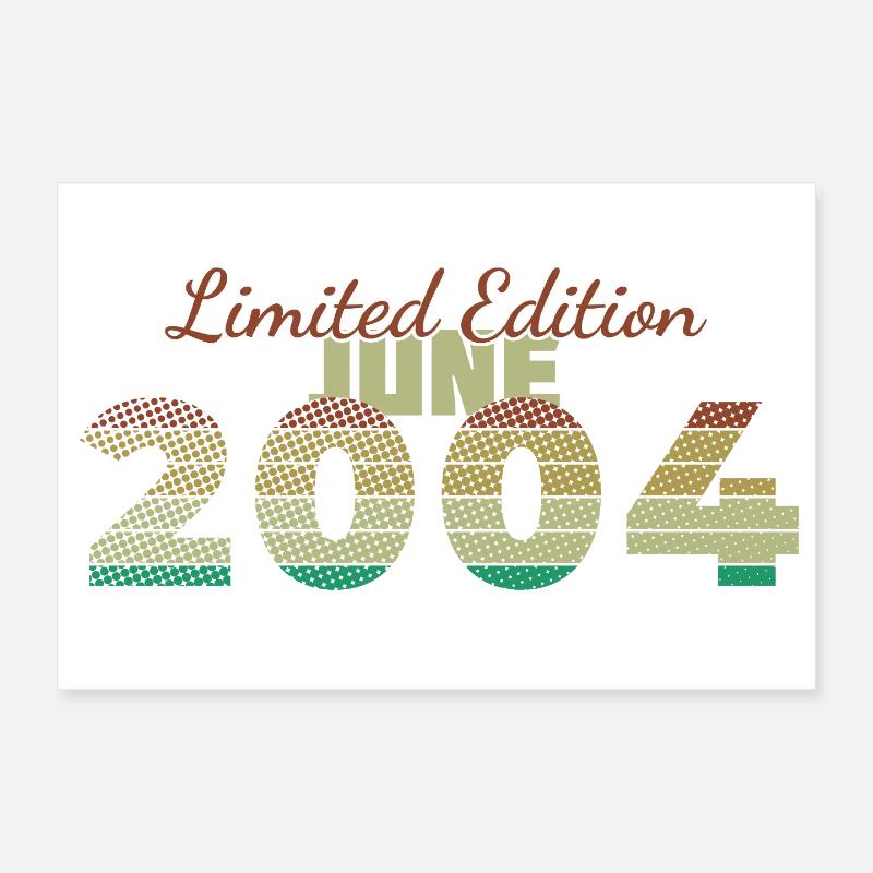 22e anniversaire Édition Limitée (SCR) 06/2004 Poster 30 x 20 cm