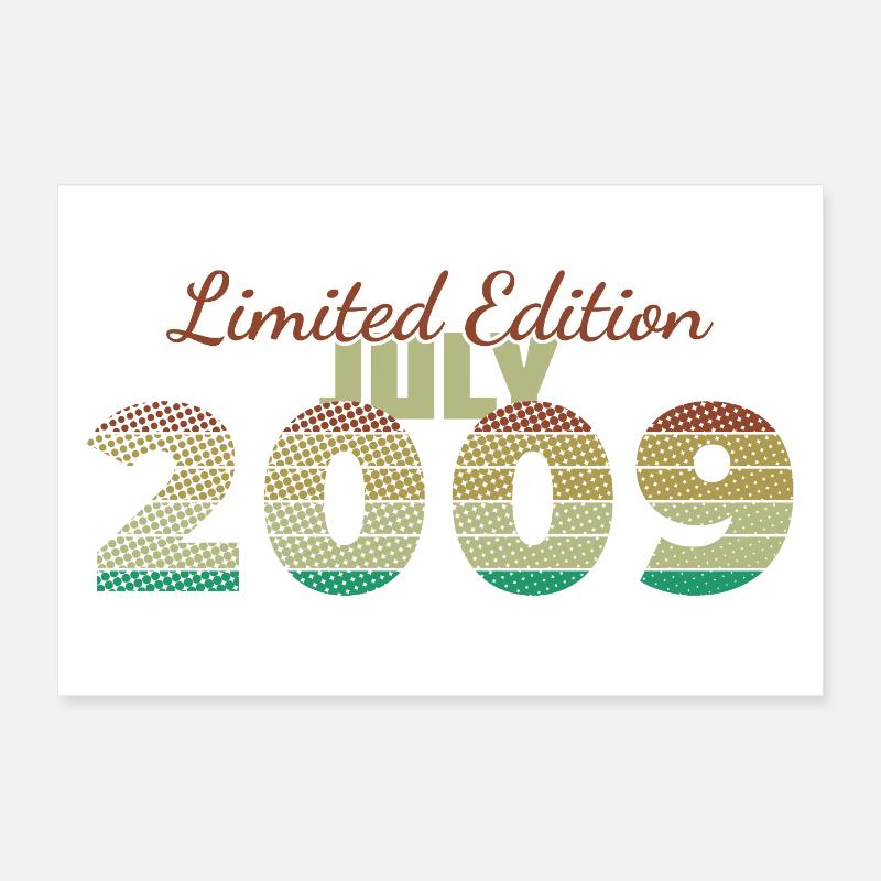 17e anniversaire Édition Limitée (SCR) 07/2009 Poster 30 x 20 cm