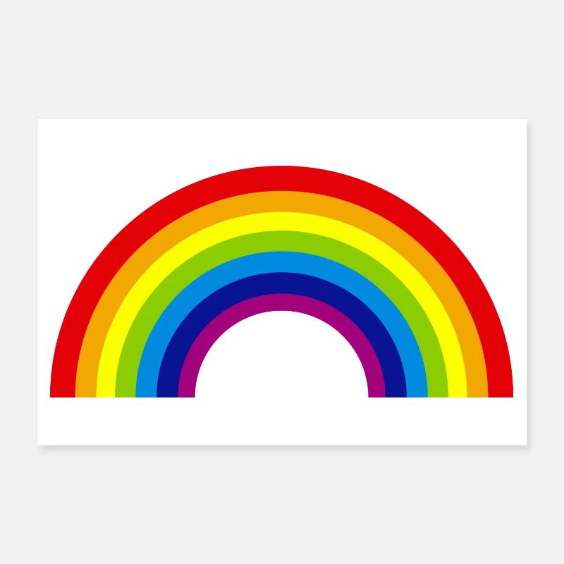 rainbow rainbow Poster 12" x 8" (30x20 cm)