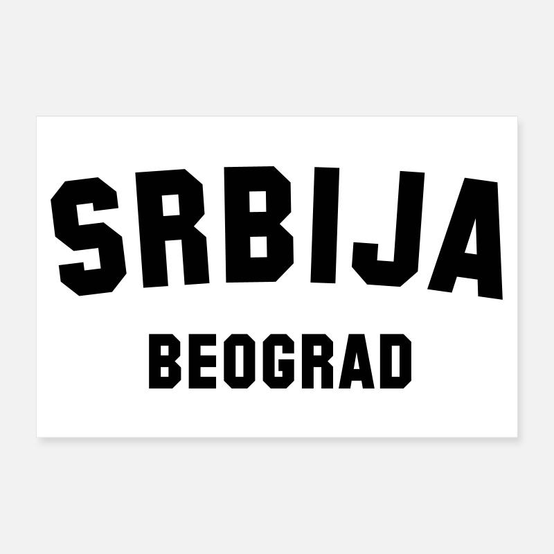 BEOGRAD Belgrad Belgrade Serbien Serbie Poster 30 x 20 cm
