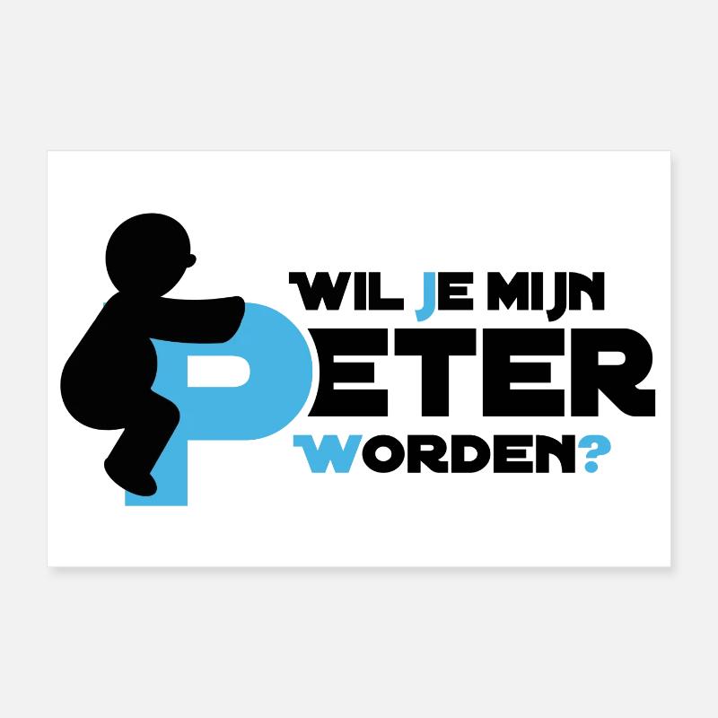 Peter white Poster 12" x 8" (30x20 cm)