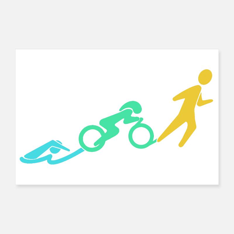 Course cycliste Movement Arc Sprint Poster 30 x 20 cm