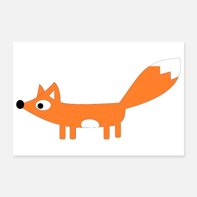 Fuchs Poster 30x20 cm