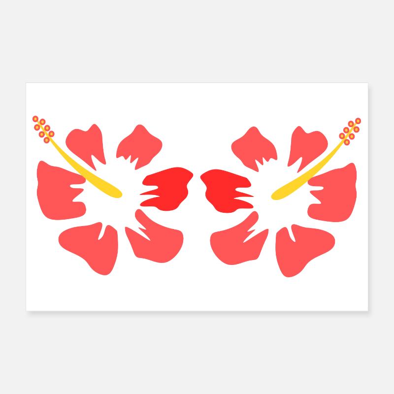 Fleur Rose Rose Fleur Fleurs Rose Rose Fleurs Rouges Poster 30 x 20 cm