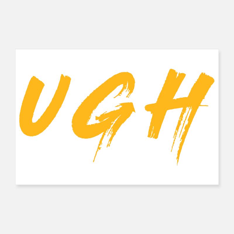 UGH Poster 12" x 8" (30x20 cm)