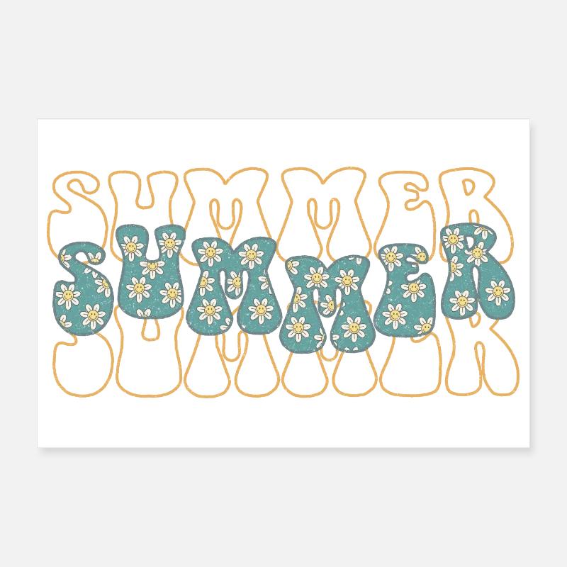 Sommer Poster 30x20 cm