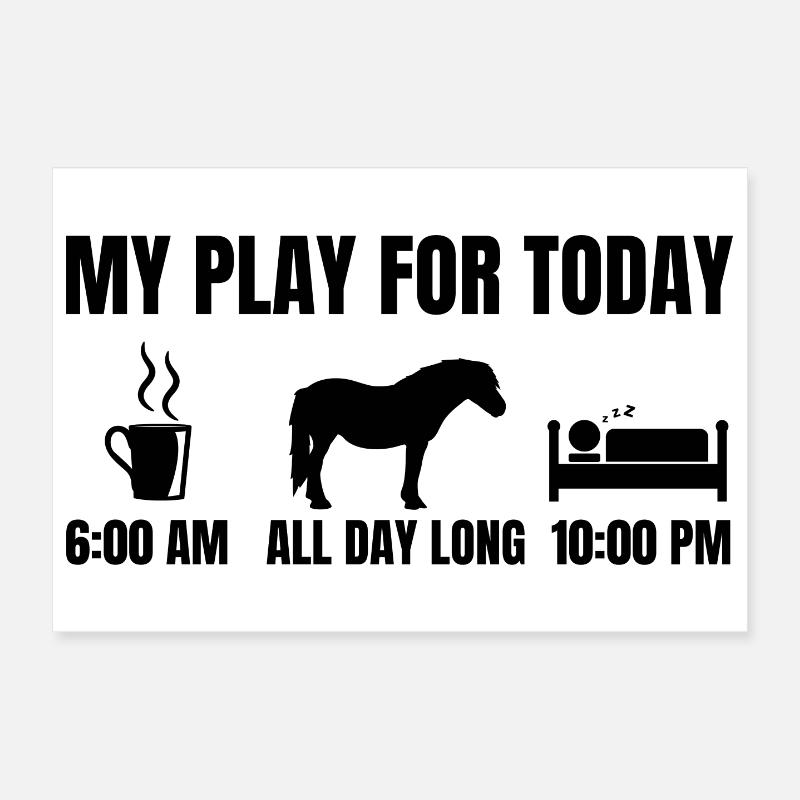 My plan for today Poster 12" x 8" (30x20 cm)