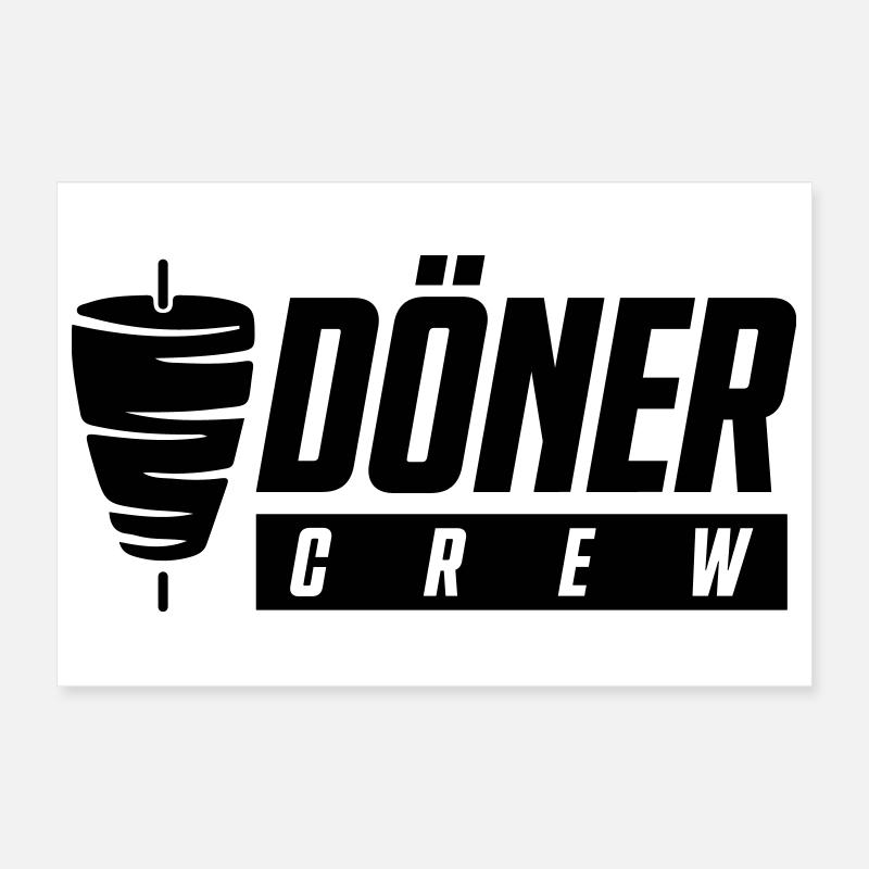 Döner Crew Poster 30x20 cm