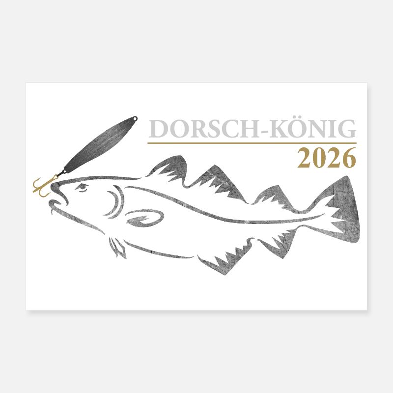 Roi de la Morue 2026 Poster 30 x 20 cm