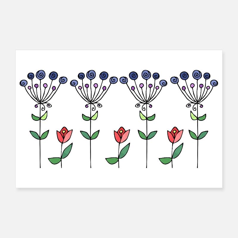 Fleur Poster 30 x 20 cm