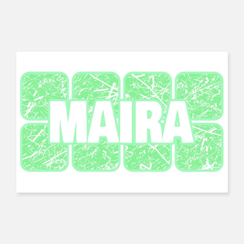 Maira comme prénom Poster 30 x 20 cm